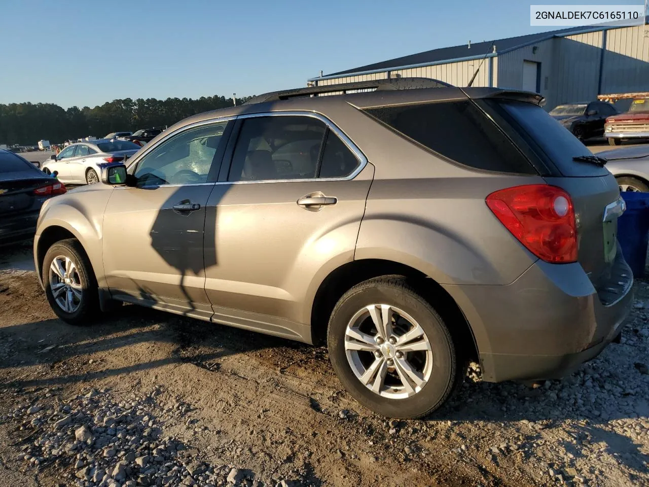 2012 Chevrolet Equinox Lt VIN: 2GNALDEK7C6165110 Lot: 77340094