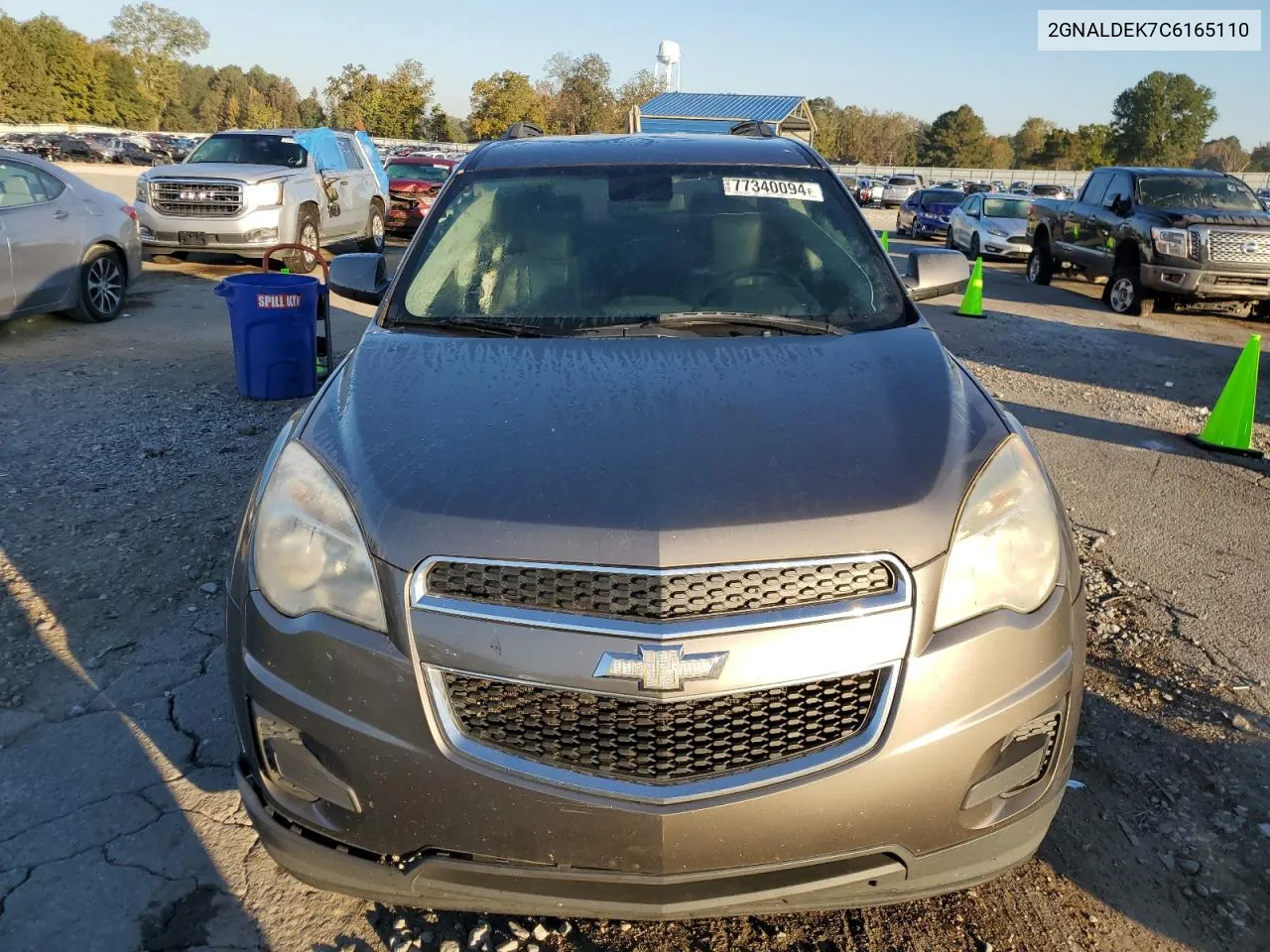 2012 Chevrolet Equinox Lt VIN: 2GNALDEK7C6165110 Lot: 77340094