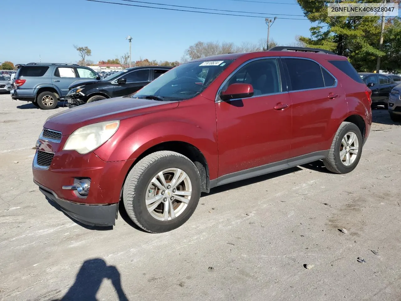 2012 Chevrolet Equinox Lt VIN: 2GNFLNEK4C6328047 Lot: 77418624