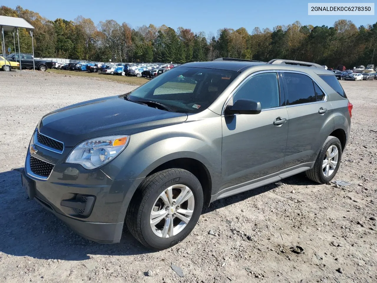 2GNALDEK0C6278350 2012 Chevrolet Equinox Lt