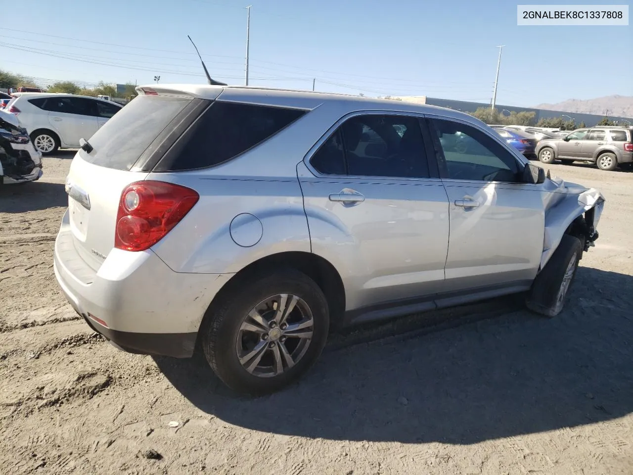 2012 Chevrolet Equinox Ls VIN: 2GNALBEK8C1337808 Lot: 77576414