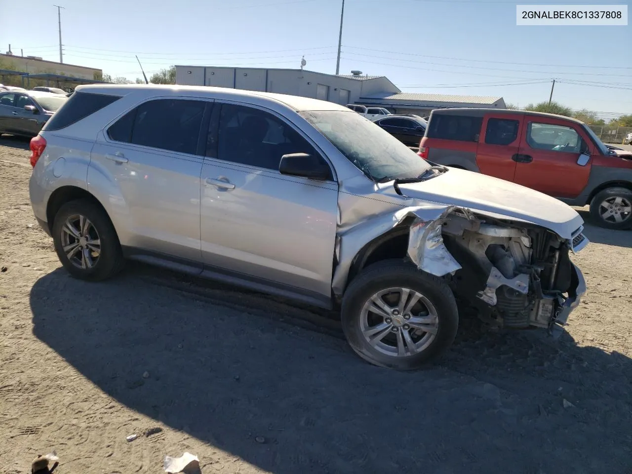 2012 Chevrolet Equinox Ls VIN: 2GNALBEK8C1337808 Lot: 77576414