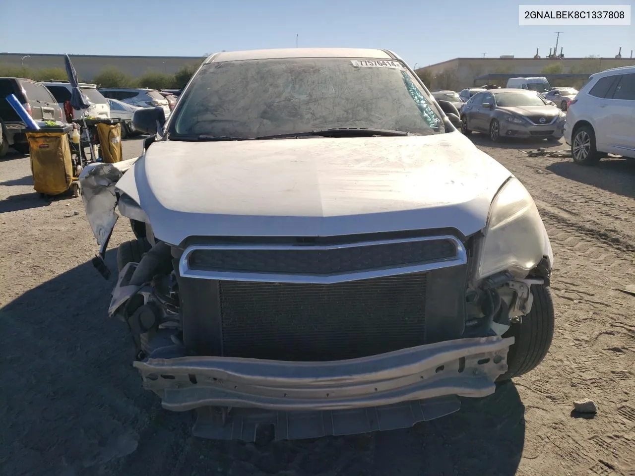 2012 Chevrolet Equinox Ls VIN: 2GNALBEK8C1337808 Lot: 77576414