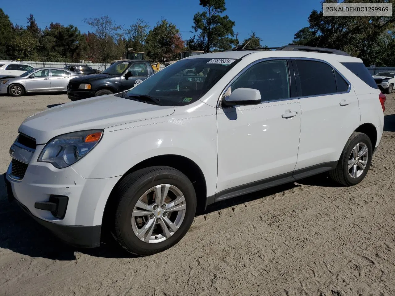 2GNALDEK0C1299969 2012 Chevrolet Equinox Lt