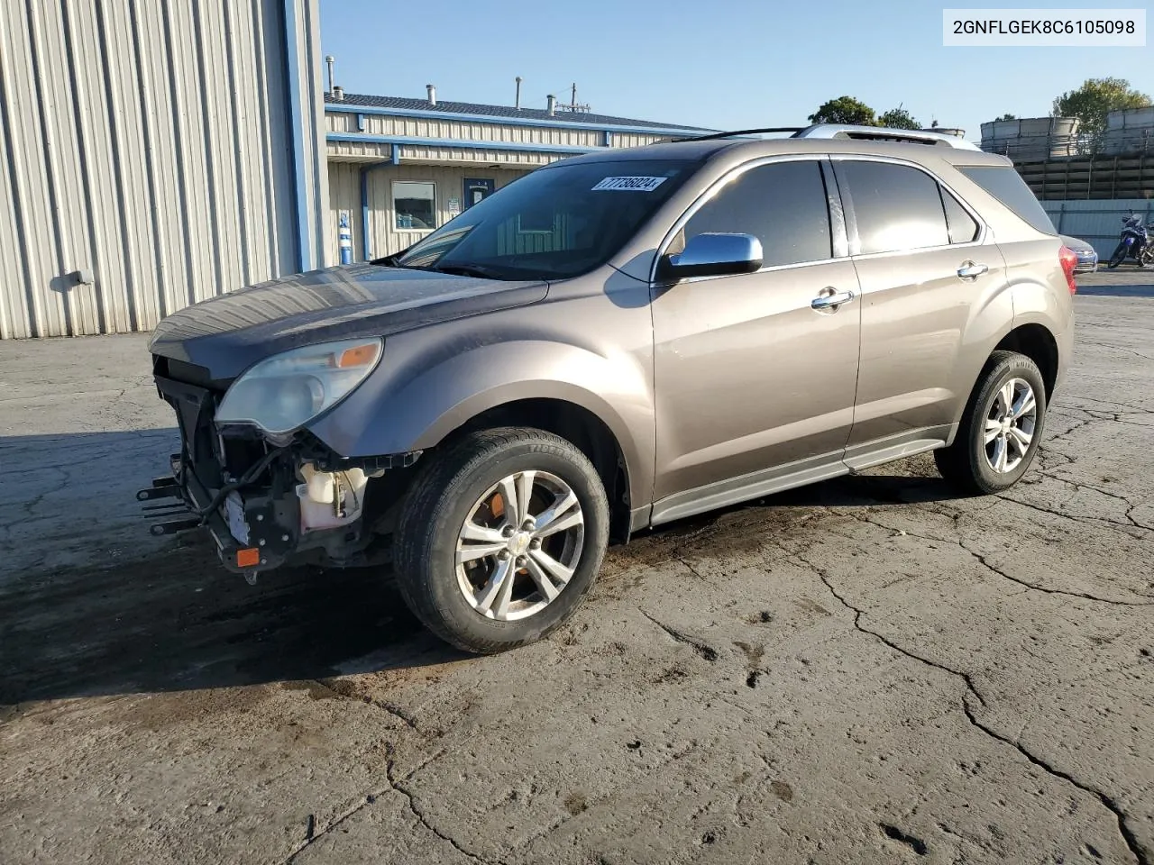 2GNFLGEK8C6105098 2012 Chevrolet Equinox Ltz