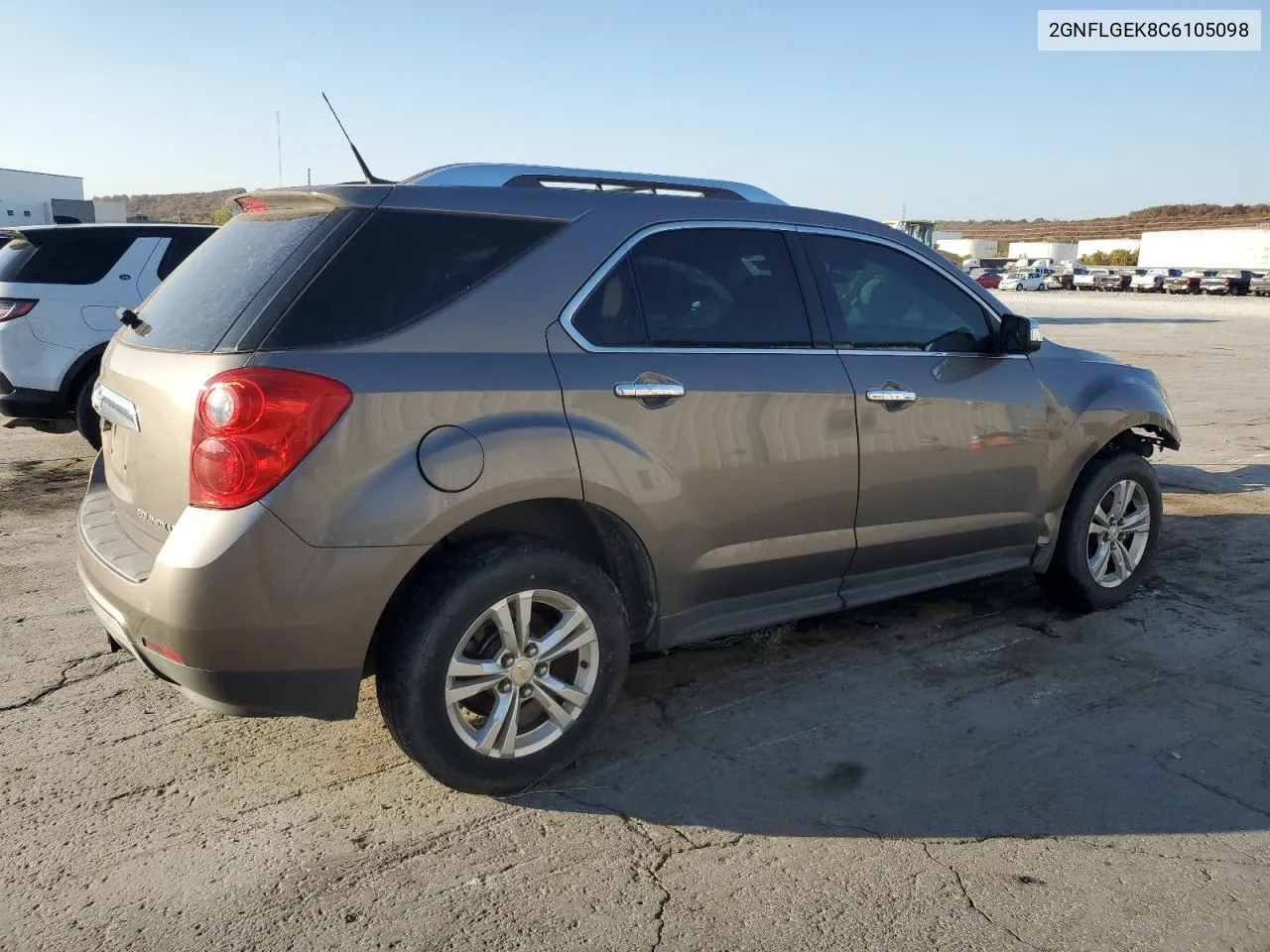 2GNFLGEK8C6105098 2012 Chevrolet Equinox Ltz