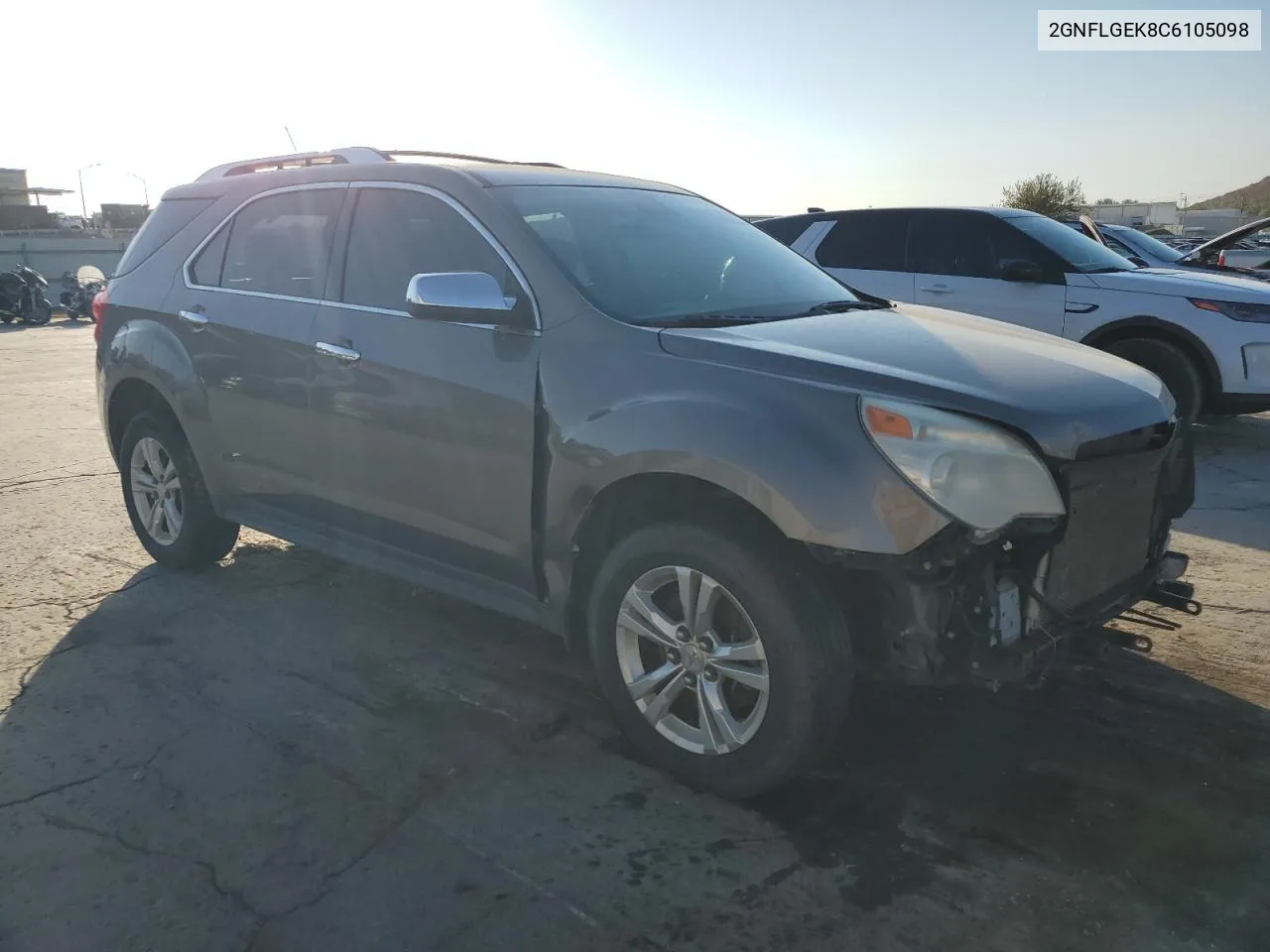 2GNFLGEK8C6105098 2012 Chevrolet Equinox Ltz