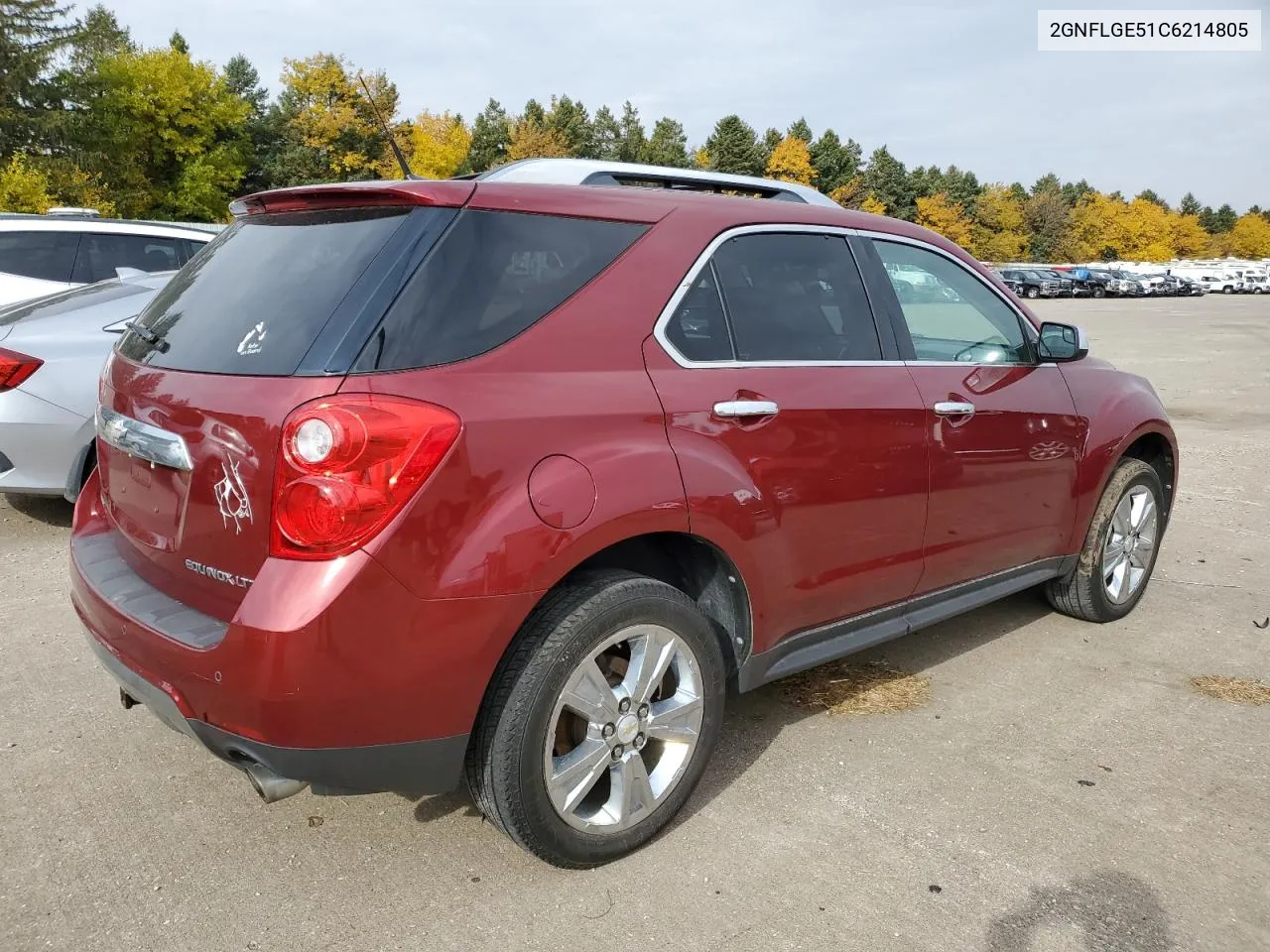 2012 Chevrolet Equinox Ltz VIN: 2GNFLGE51C6214805 Lot: 77769014