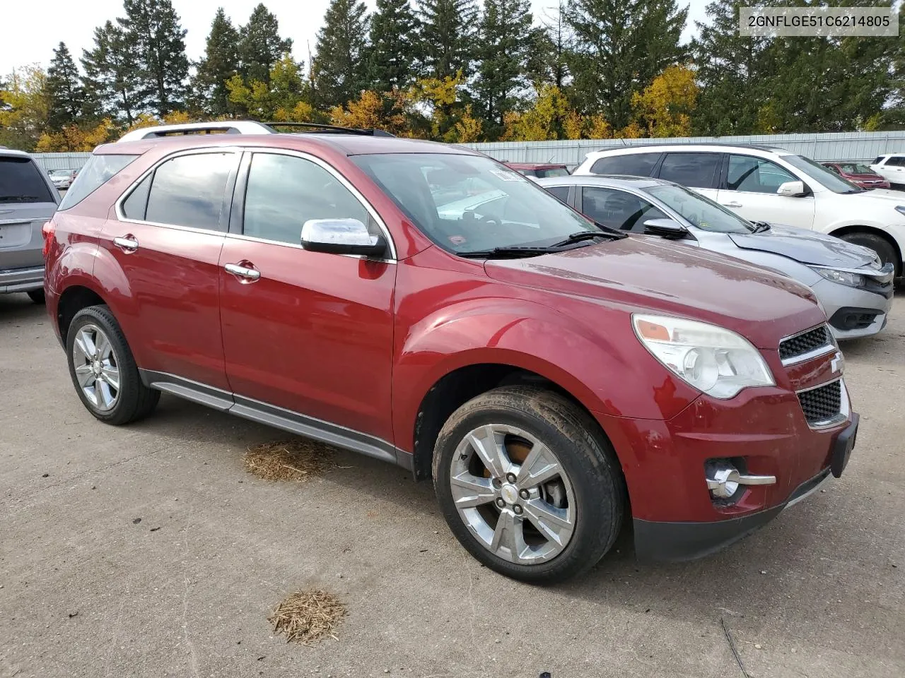 2012 Chevrolet Equinox Ltz VIN: 2GNFLGE51C6214805 Lot: 77769014