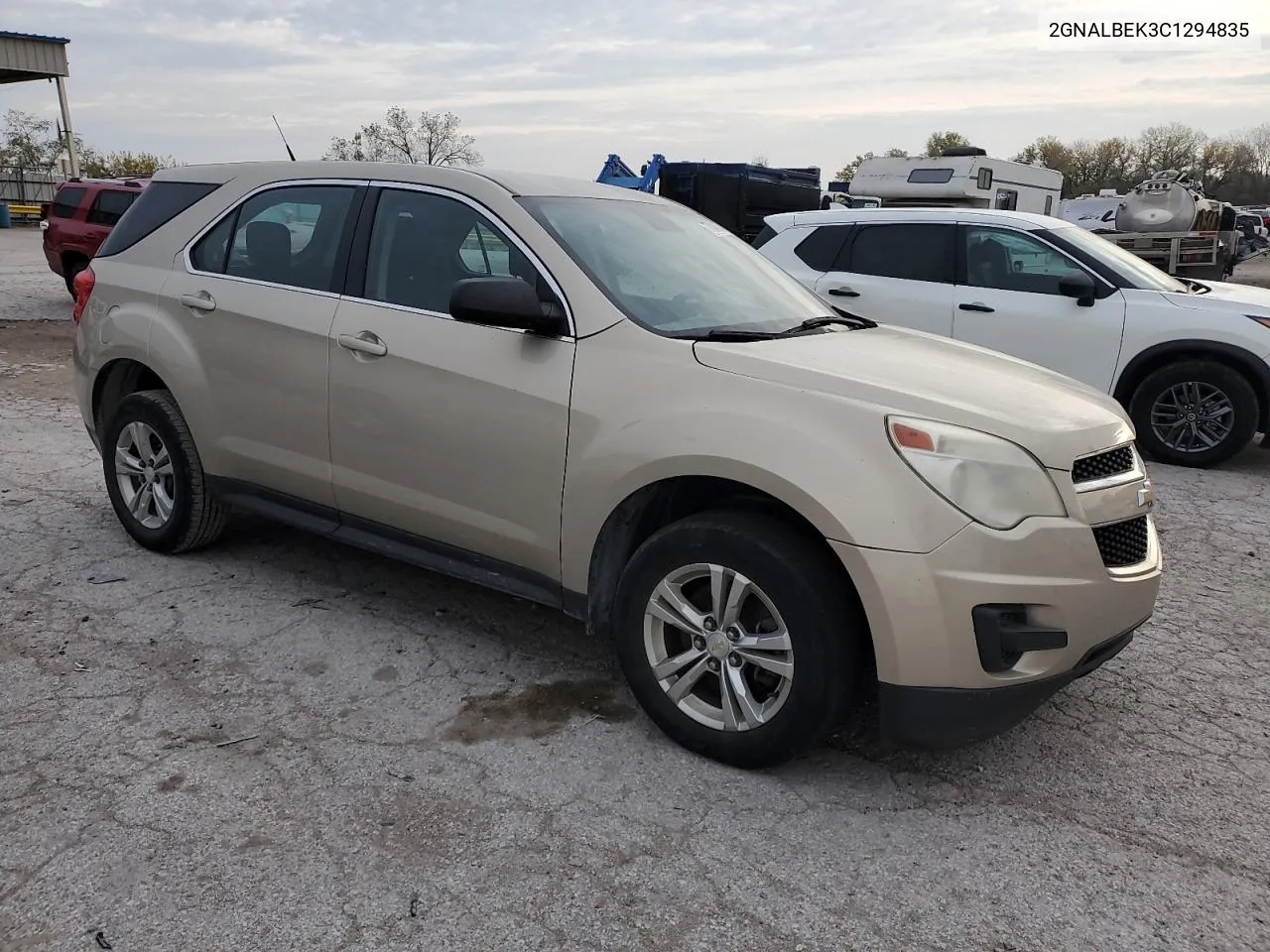 2012 Chevrolet Equinox Ls VIN: 2GNALBEK3C1294835 Lot: 77884514