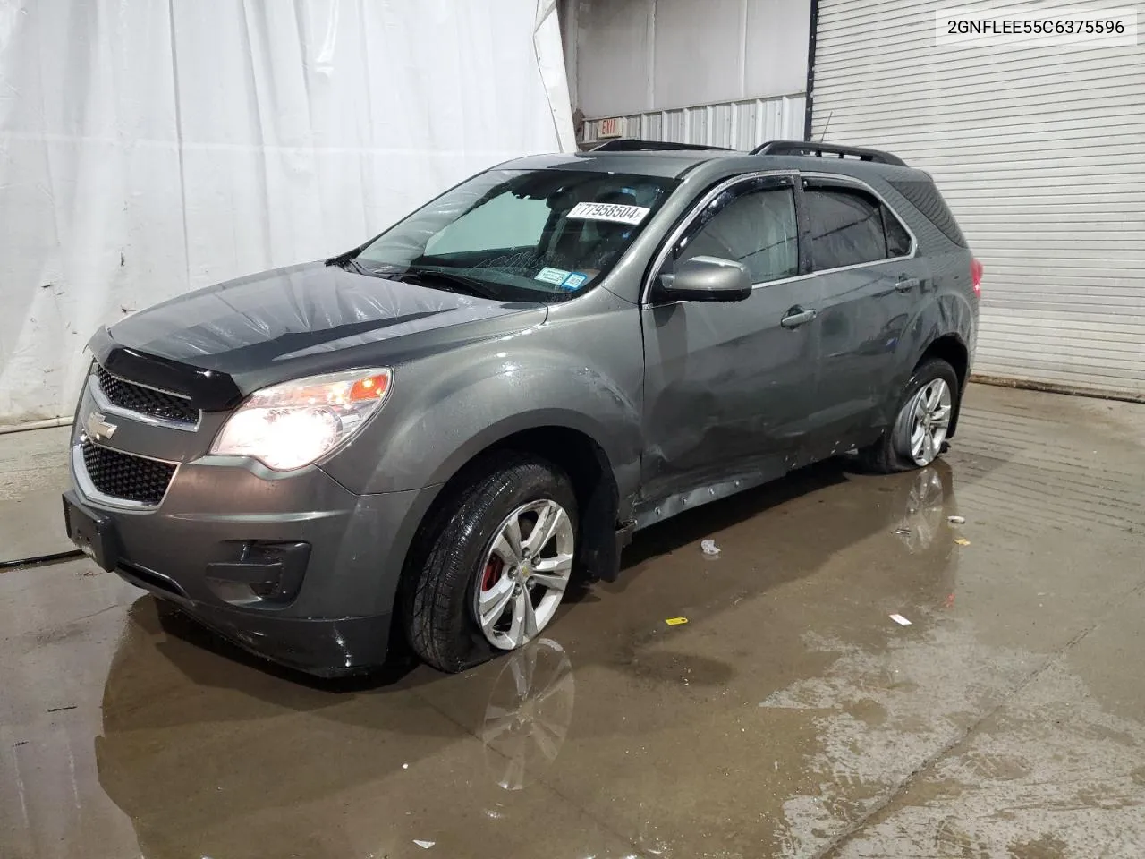 2012 Chevrolet Equinox Lt VIN: 2GNFLEE55C6375596 Lot: 77958504