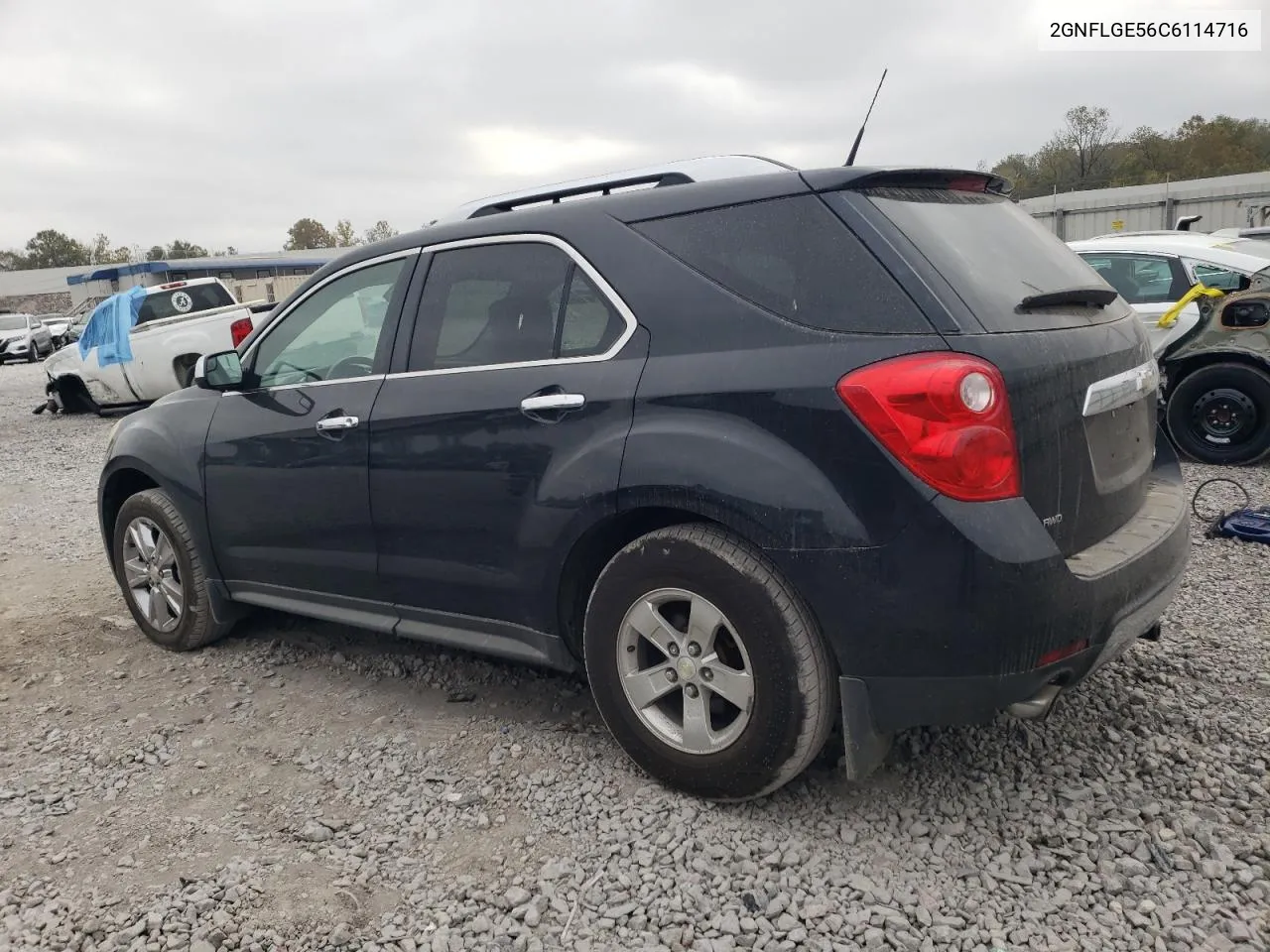 2012 Chevrolet Equinox Ltz VIN: 2GNFLGE56C6114716 Lot: 77986494