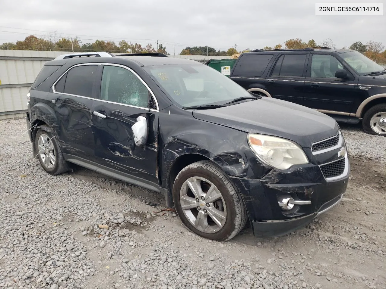 2012 Chevrolet Equinox Ltz VIN: 2GNFLGE56C6114716 Lot: 77986494