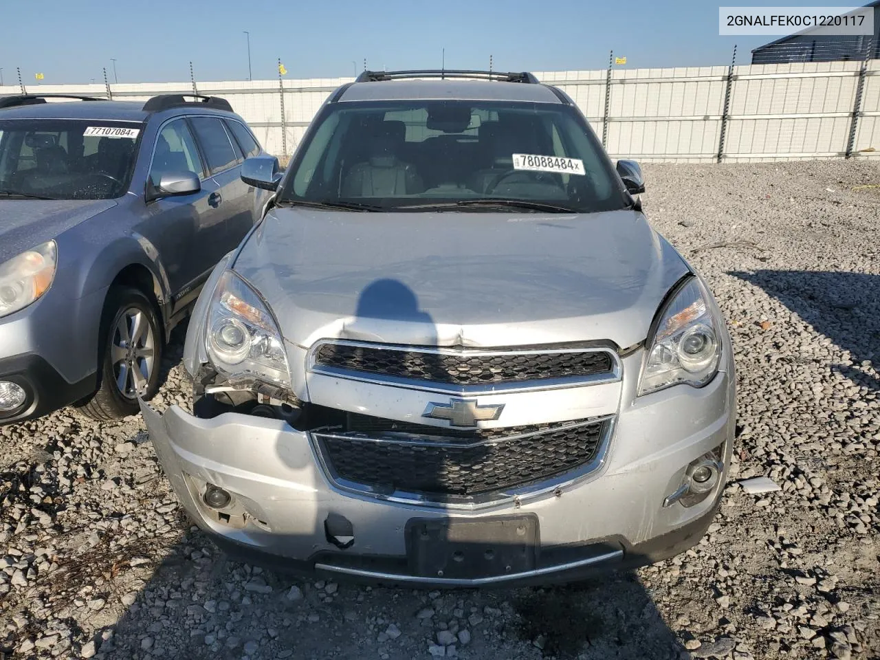 2012 Chevrolet Equinox Ltz VIN: 2GNALFEK0C1220117 Lot: 78088484