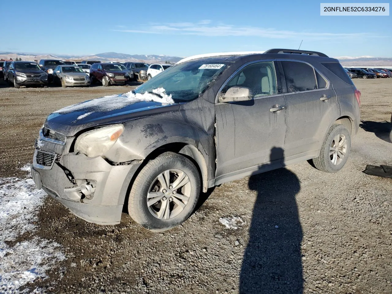 2012 Chevrolet Equinox Lt VIN: 2GNFLNE52C6334276 Lot: 78168464