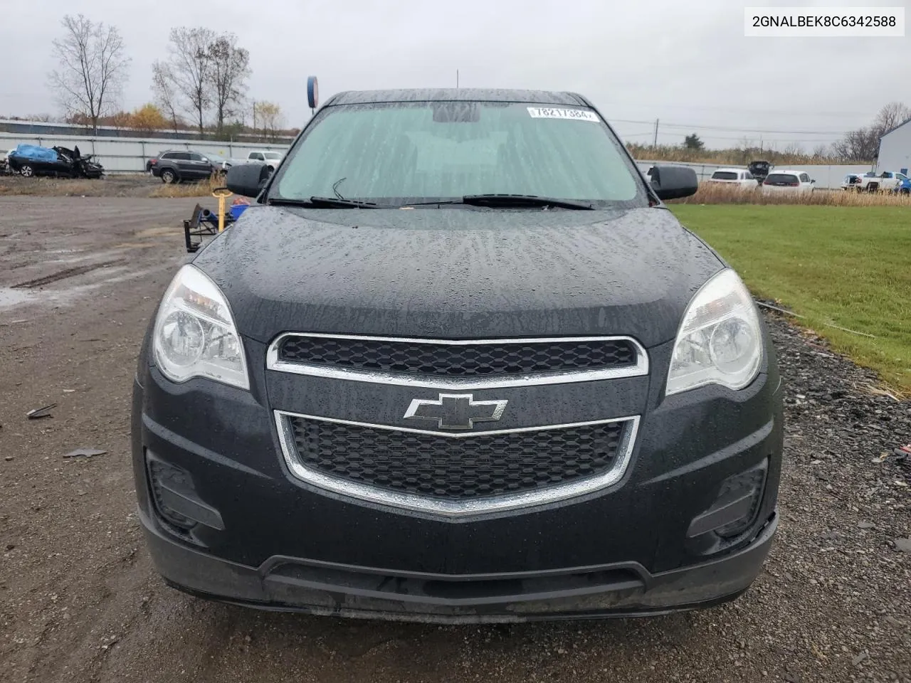 2012 Chevrolet Equinox Ls VIN: 2GNALBEK8C6342588 Lot: 78217384