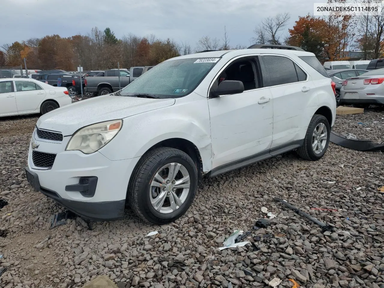 2GNALDEK5C1114895 2012 Chevrolet Equinox Lt