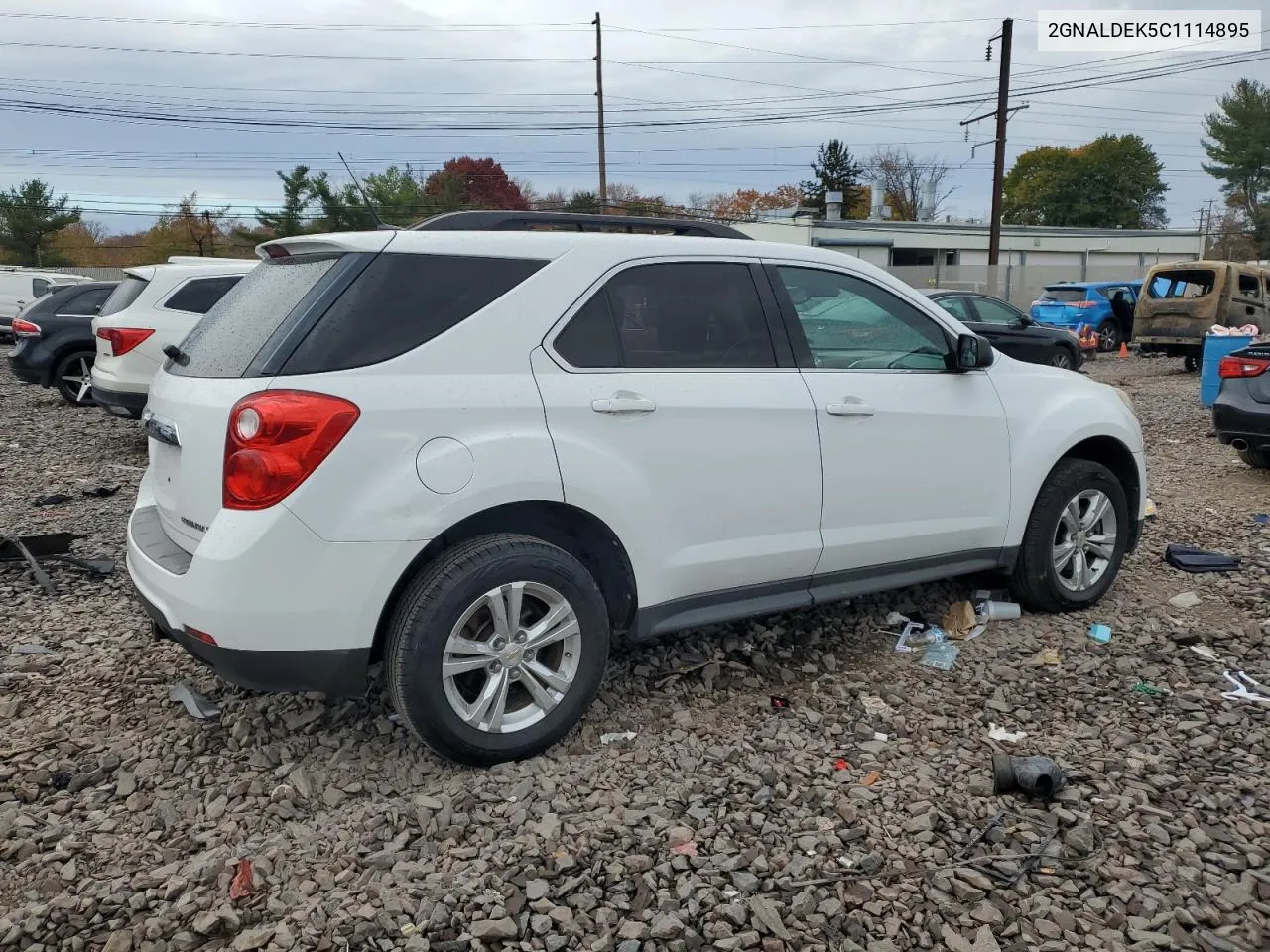 2GNALDEK5C1114895 2012 Chevrolet Equinox Lt