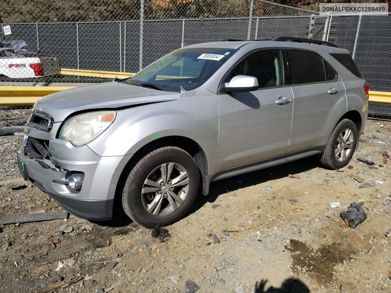 2012 Chevrolet Equinox Lt VIN: 2GNALPEKXC1258489 Lot: 78365054