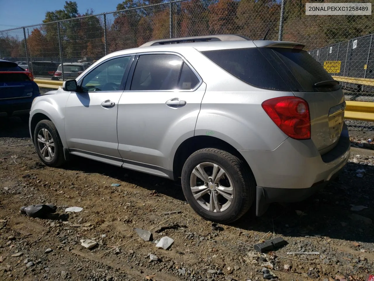 2012 Chevrolet Equinox Lt VIN: 2GNALPEKXC1258489 Lot: 78365054