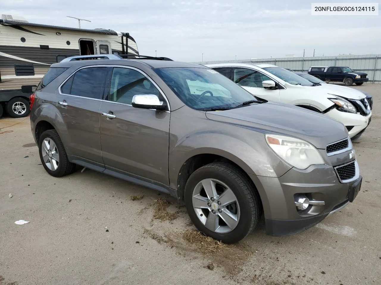 2012 Chevrolet Equinox Ltz VIN: 2GNFLGEK0C6124115 Lot: 78422404