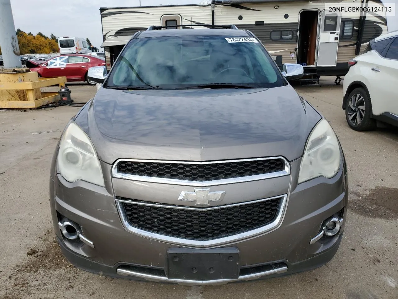 2012 Chevrolet Equinox Ltz VIN: 2GNFLGEK0C6124115 Lot: 78422404