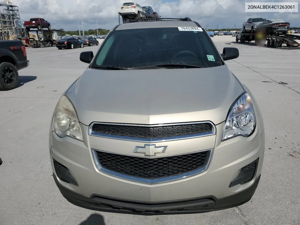 2012 Chevrolet Equinox Ls VIN: 2GNALBEK4C1263061 Lot: 78453894