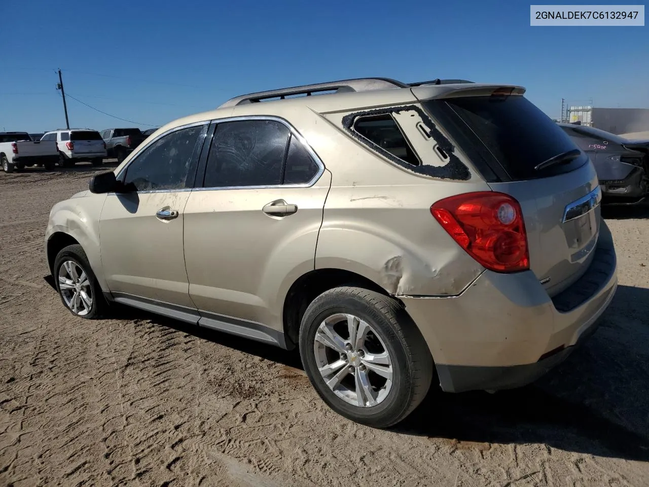 2012 Chevrolet Equinox Lt VIN: 2GNALDEK7C6132947 Lot: 78632994