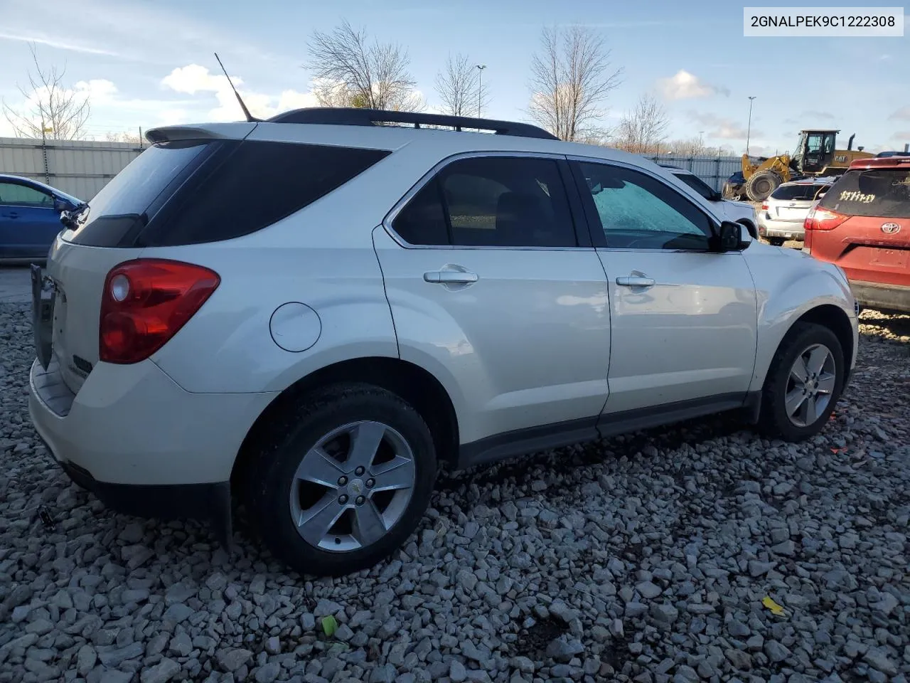 2012 Chevrolet Equinox Lt VIN: 2GNALPEK9C1222308 Lot: 78661704