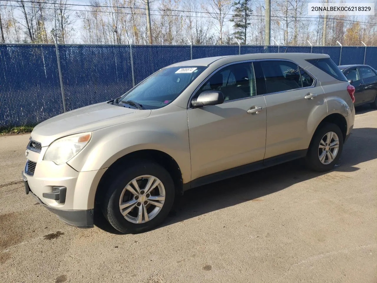 2012 Chevrolet Equinox Ls VIN: 2GNALBEK0C6218329 Lot: 78688874