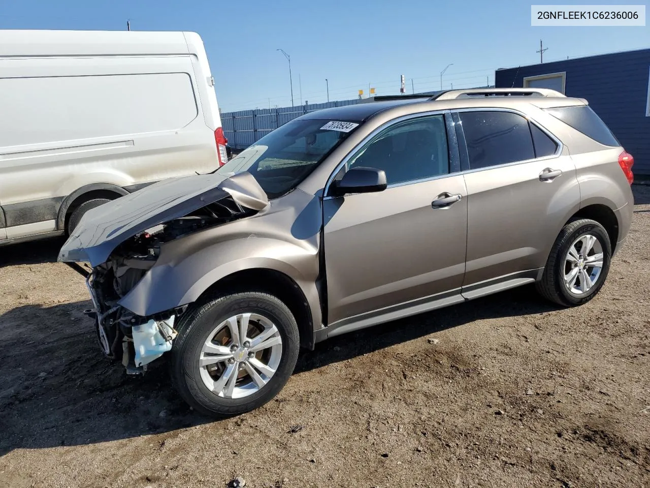 2012 Chevrolet Equinox Lt VIN: 2GNFLEEK1C6236006 Lot: 78735934