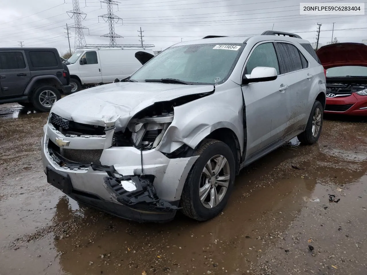 2012 Chevrolet Equinox Lt VIN: 2GNFLPE59C6283404 Lot: 79115654