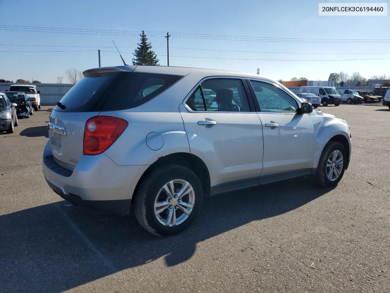 2012 Chevrolet Equinox Ls VIN: 2GNFLCEK3C6194460 Lot: 79431724