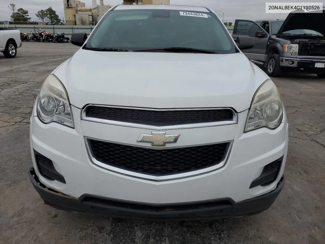 2012 Chevrolet Equinox Ls VIN: 2GNALBEK4C1130526 Lot: 79443824