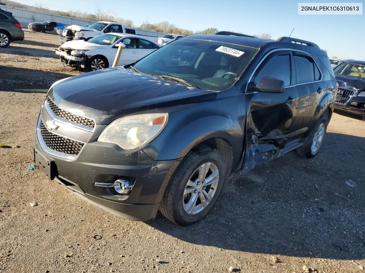 2012 Chevrolet Equinox Lt VIN: 2GNALPEK1C6310613 Lot: 79522744