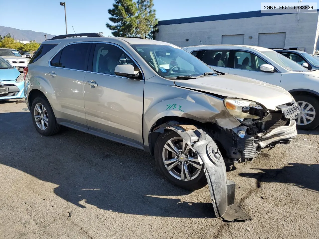 2012 Chevrolet Equinox Lt VIN: 2GNFLEE51C6383839 Lot: 79637814