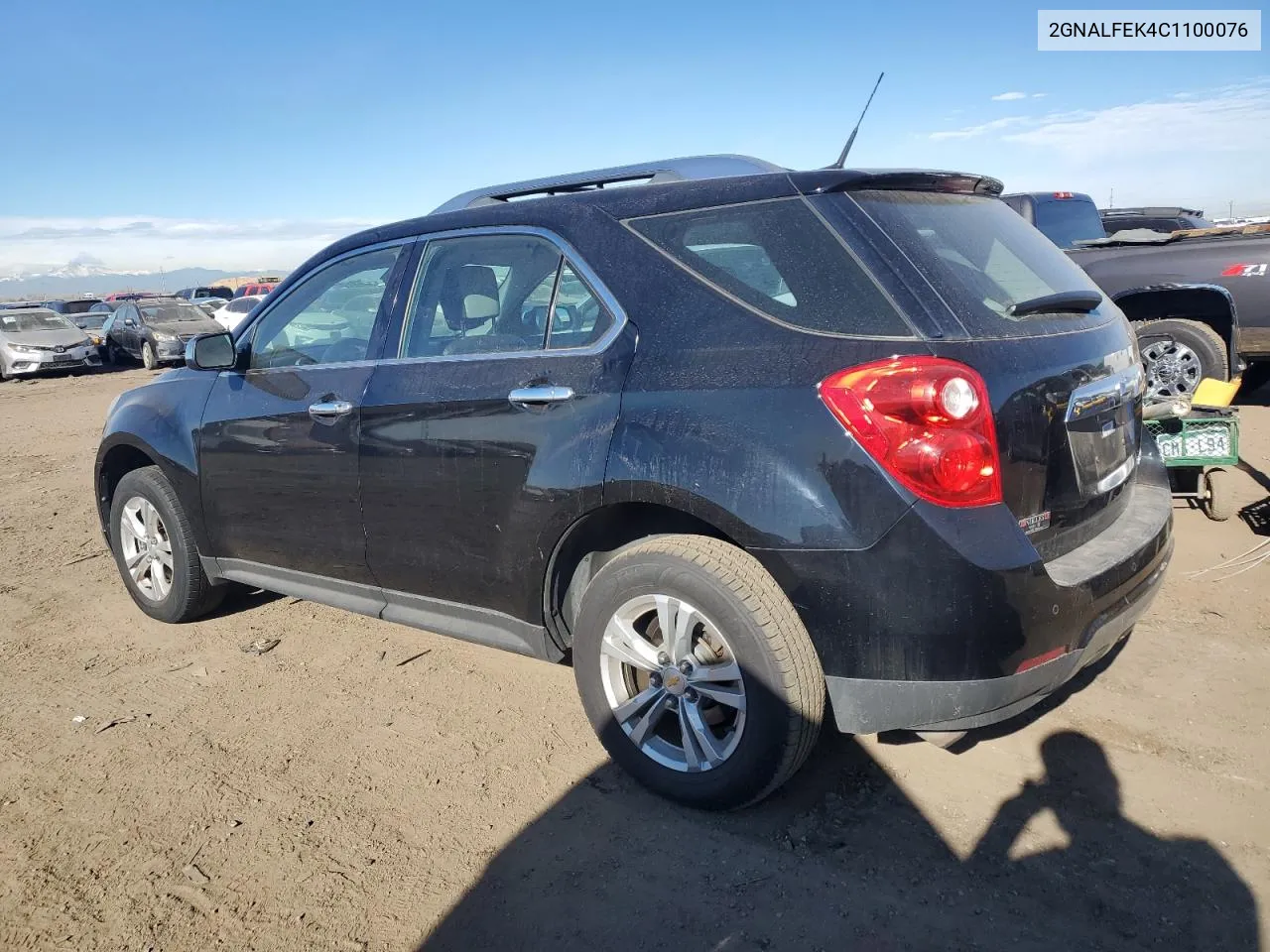 2012 Chevrolet Equinox Ltz VIN: 2GNALFEK4C1100076 Lot: 79647654