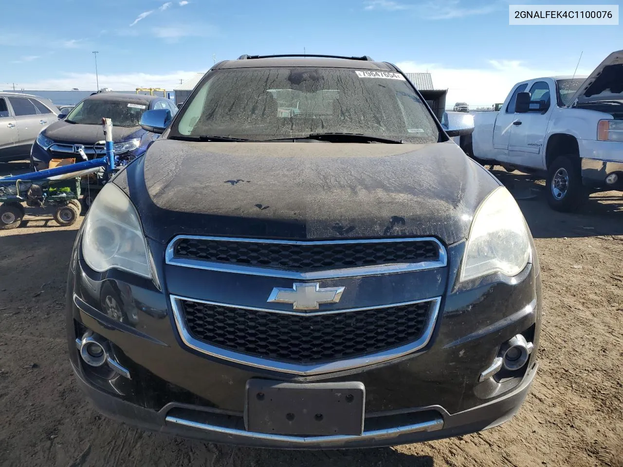 2012 Chevrolet Equinox Ltz VIN: 2GNALFEK4C1100076 Lot: 79647654