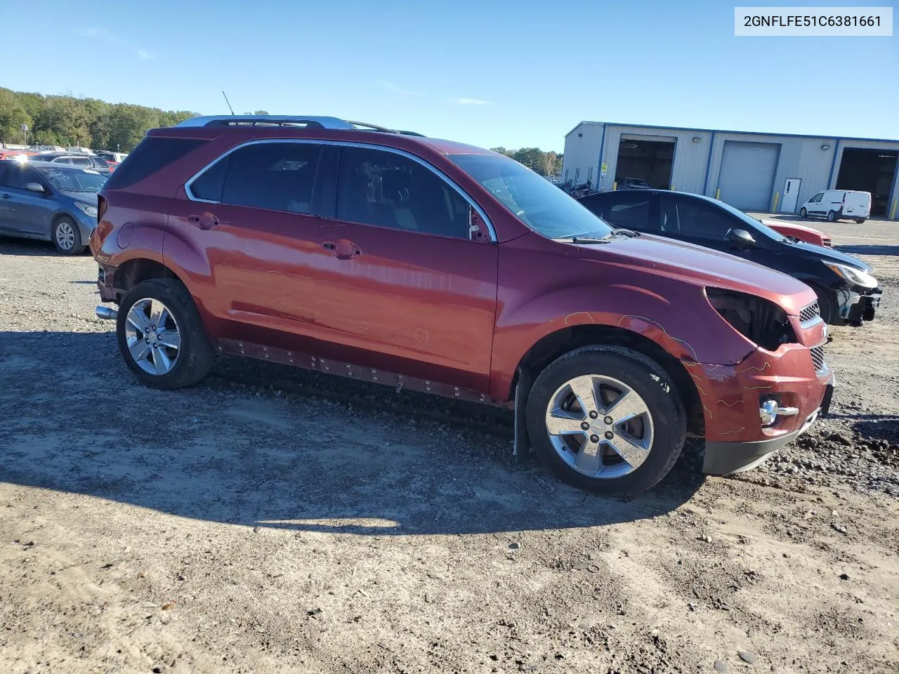 2012 Chevrolet Equinox Ltz VIN: 2GNFLFE51C6381661 Lot: 80296744