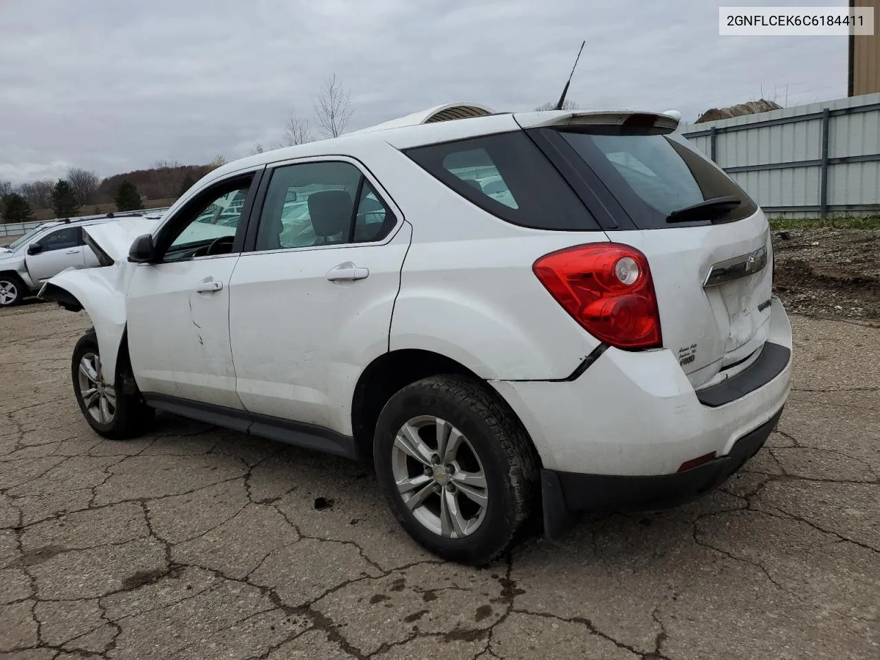 2012 Chevrolet Equinox Ls VIN: 2GNFLCEK6C6184411 Lot: 80390534