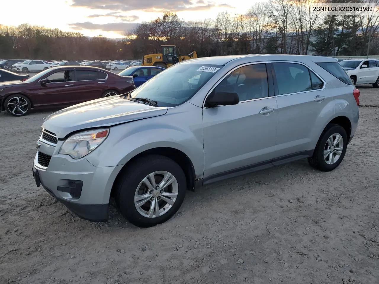 2012 Chevrolet Equinox Ls VIN: 2GNFLCEK2C6163989 Lot: 80392174