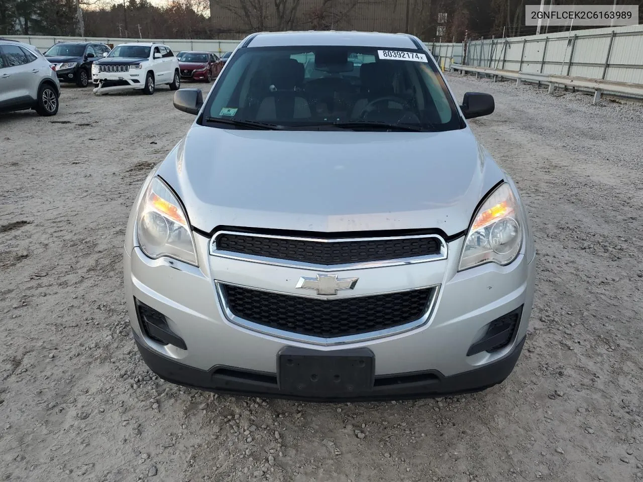 2012 Chevrolet Equinox Ls VIN: 2GNFLCEK2C6163989 Lot: 80392174