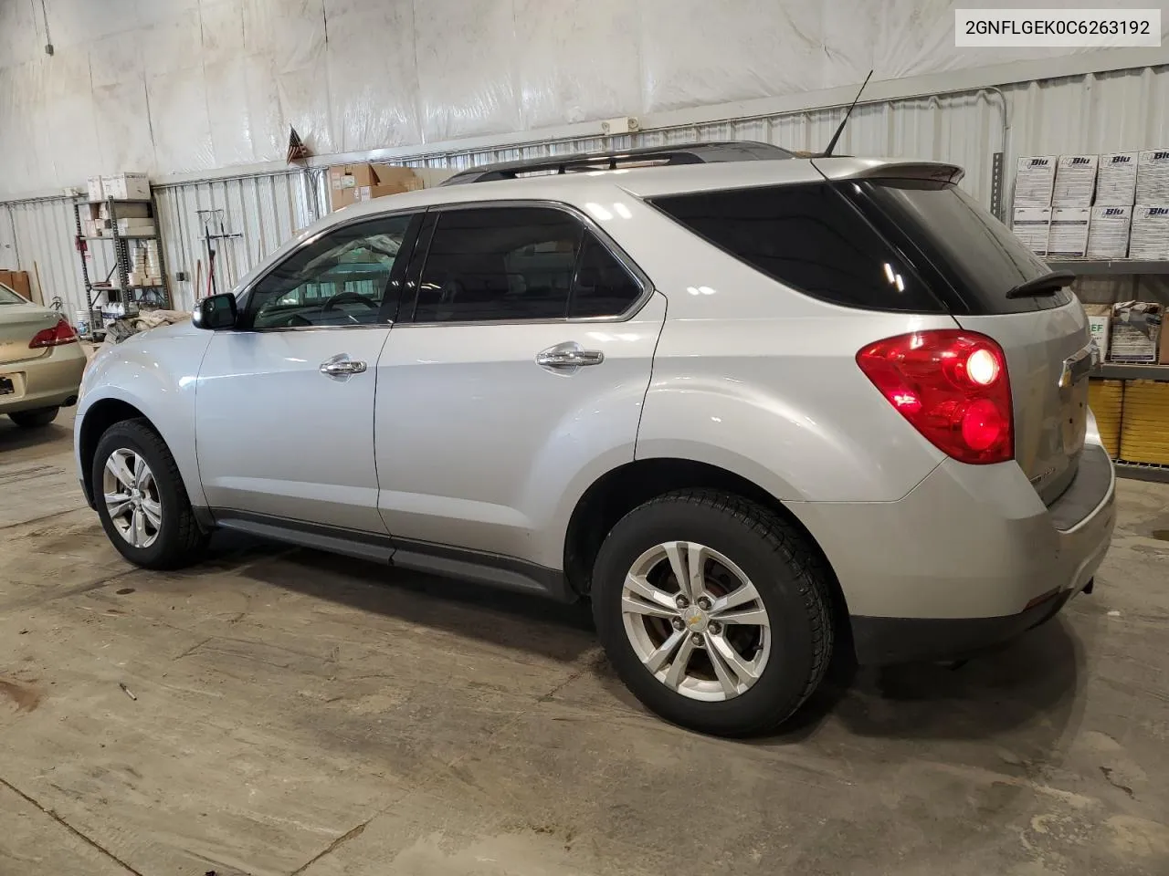 2012 Chevrolet Equinox Ltz VIN: 2GNFLGEK0C6263192 Lot: 80447574