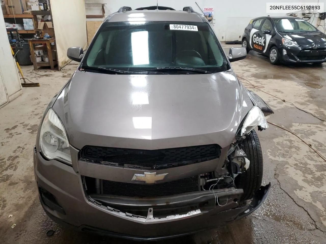 2012 Chevrolet Equinox Lt VIN: 2GNFLEE55C6192893 Lot: 80477934