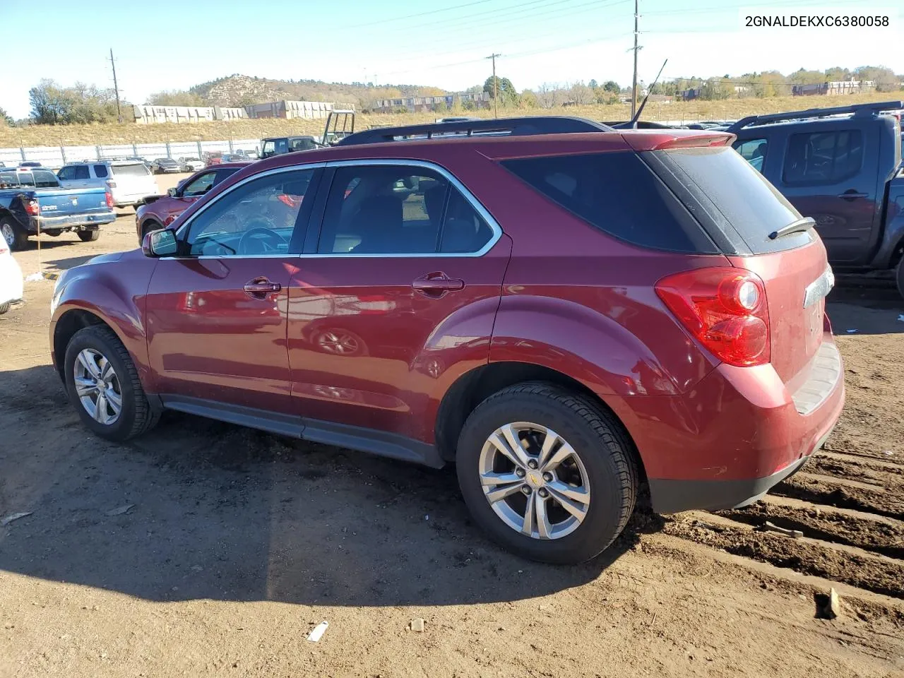 2012 Chevrolet Equinox Lt VIN: 2GNALDEKXC6380058 Lot: 80519704