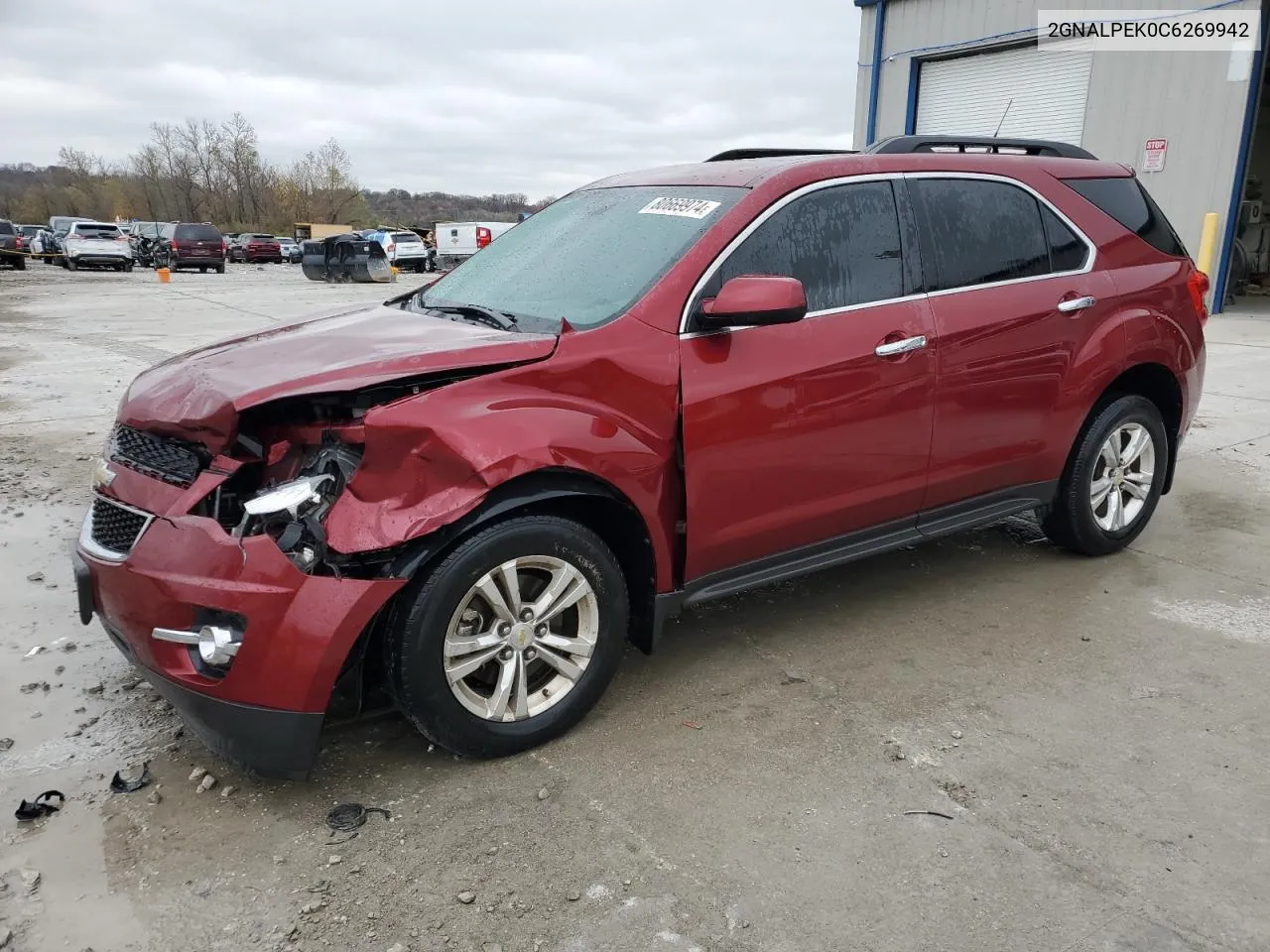 2GNALPEK0C6269942 2012 Chevrolet Equinox Lt