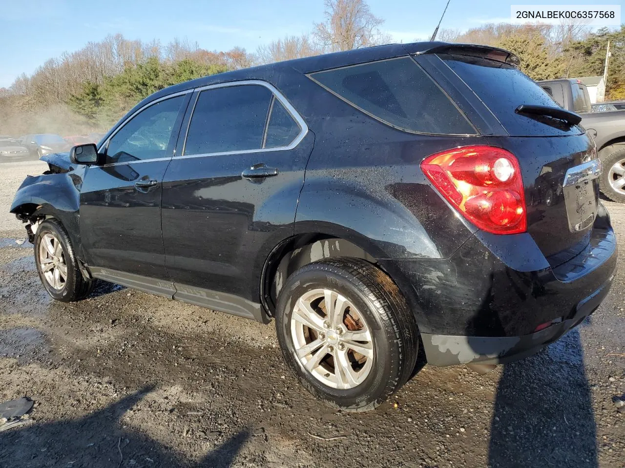 2012 Chevrolet Equinox Ls VIN: 2GNALBEK0C6357568 Lot: 80753204