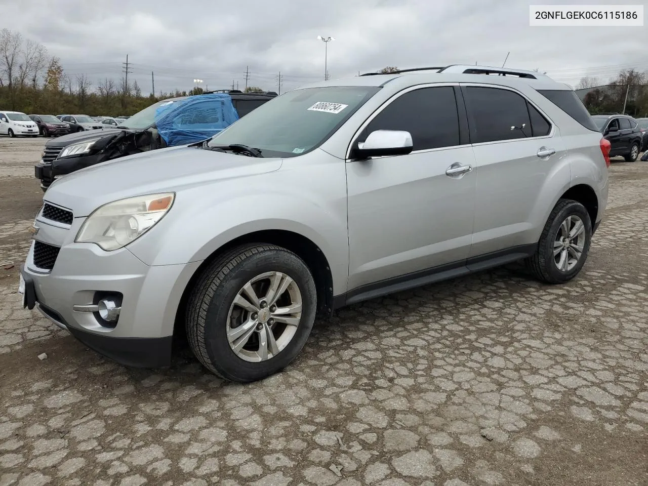 2012 Chevrolet Equinox Ltz VIN: 2GNFLGEK0C6115186 Lot: 80860754