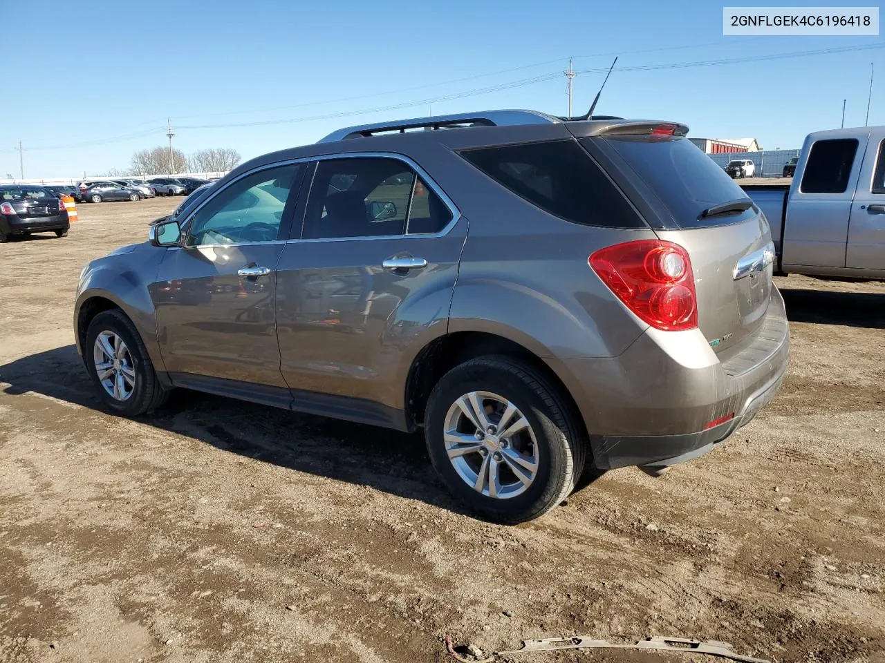 2012 Chevrolet Equinox Ltz VIN: 2GNFLGEK4C6196418 Lot: 81147914