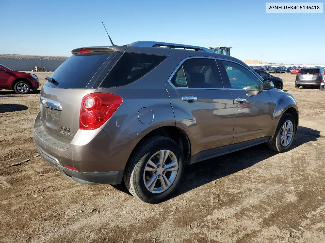 2012 Chevrolet Equinox Ltz VIN: 2GNFLGEK4C6196418 Lot: 81147914